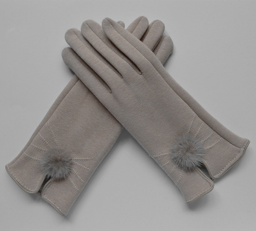 Women's Winter Warm Spun Velvet Gloves - globaltradeleader
