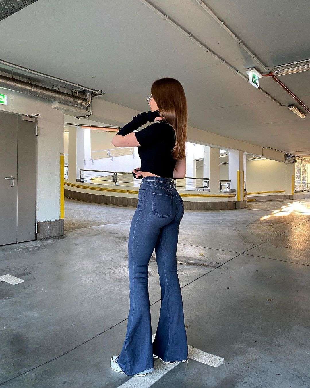 Women's Street Retro Hip Flared Pants - globaltradeleader