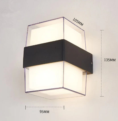 Outdoor Corridor Aisle Terrace Stairs Balcony Villa Door Outdoor Waterproof Wall Lamp - globaltradeleader