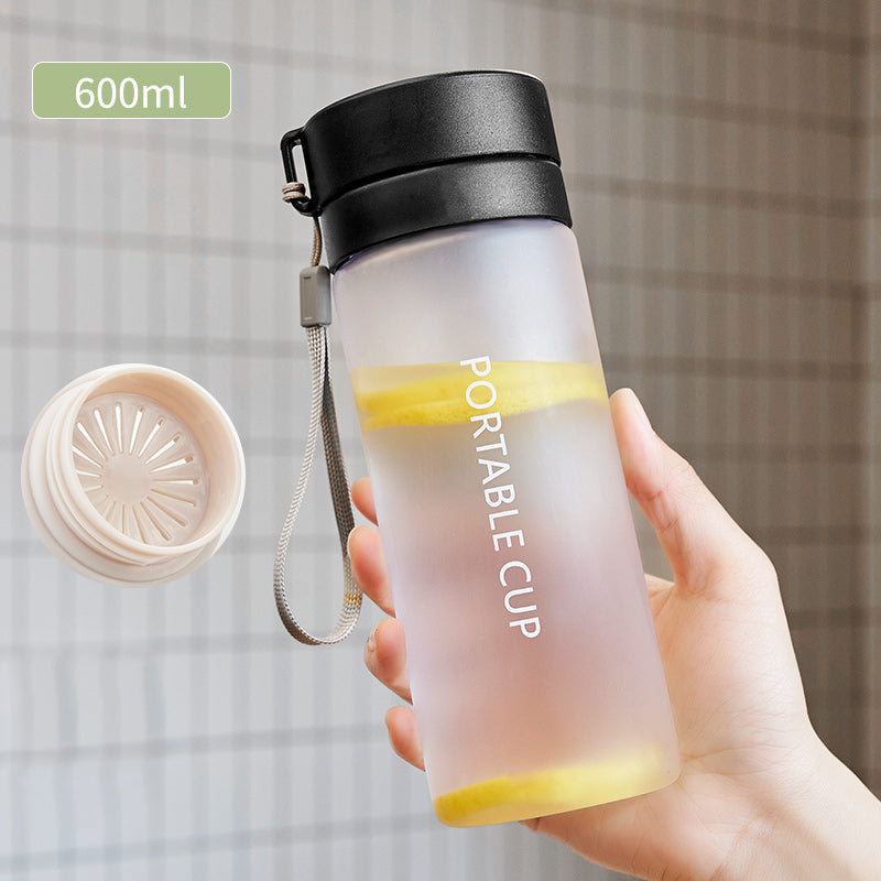 Temperature Resistance Simple Anti Fall With Scale Transparent Plastic Cup