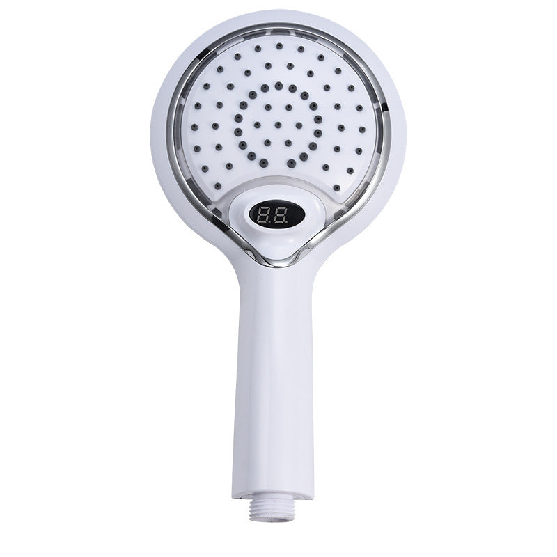 Temperature Display Three-Color Digital Display Shower Head - globaltradeleader
