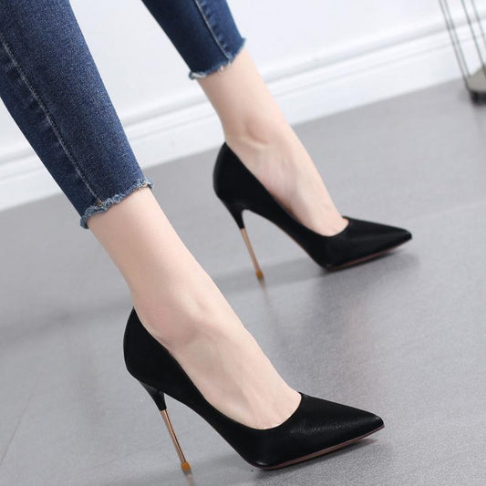 Metal Stiletto Heels For French Girls - globaltradeleader