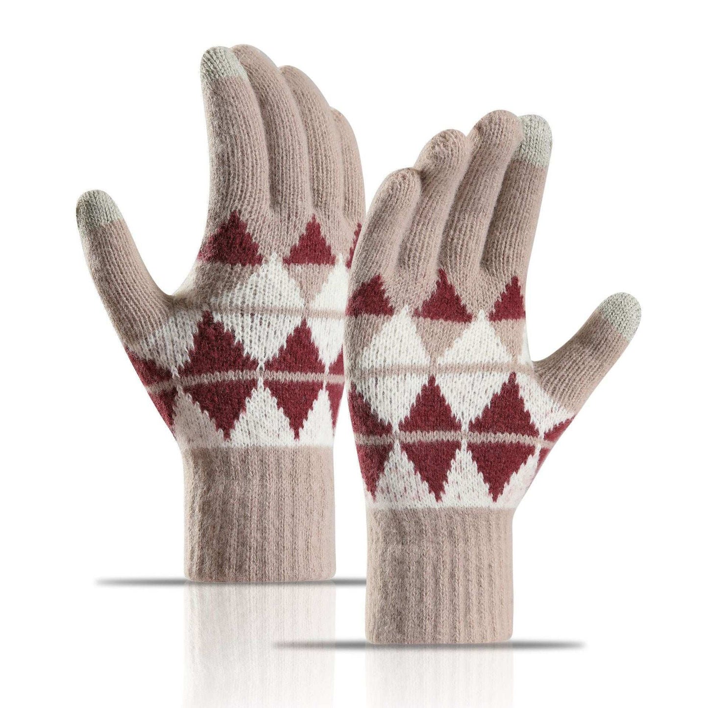 New Knitted Gloves For Men And Women In Autumn And Winter - globaltradeleader