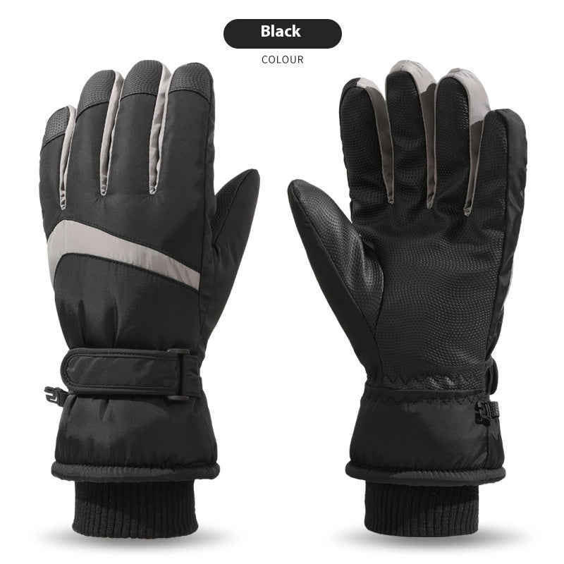 Skiing Gloves Winter Touch Screen Motorcycle Fleece-lined Warm - globaltradeleader