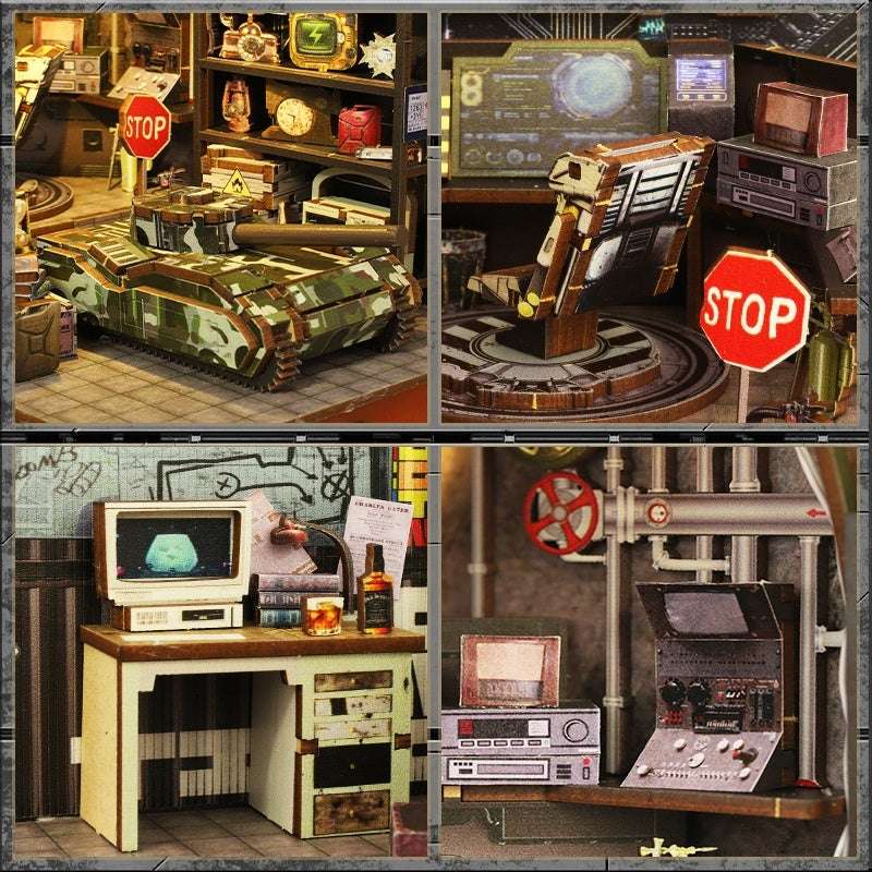 Assembled Book Stand Cottage Handmade Model