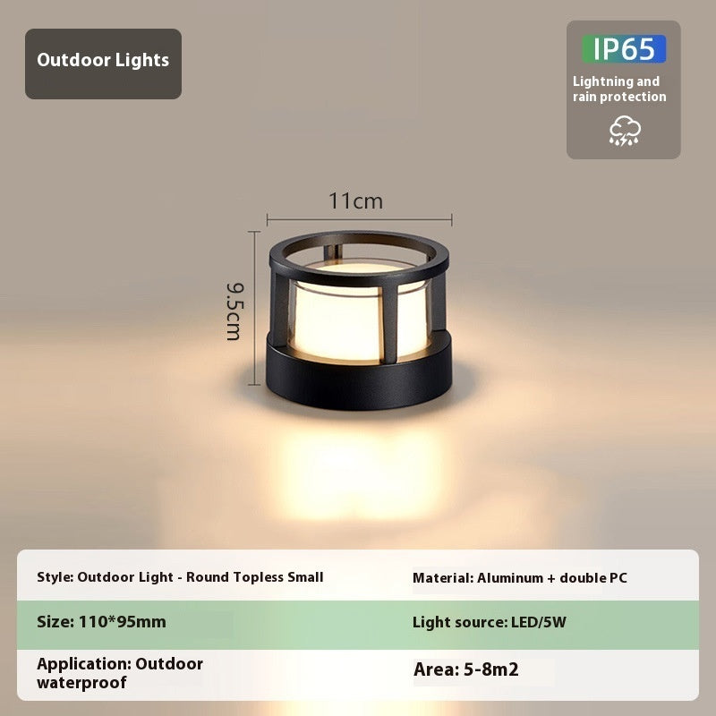 Outdoor Aluminum Wall Pillar Lamp - globaltradeleader