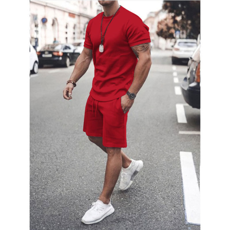 Short Sleeve Shorts Two-Piece Sports And Leisure - globaltradeleader