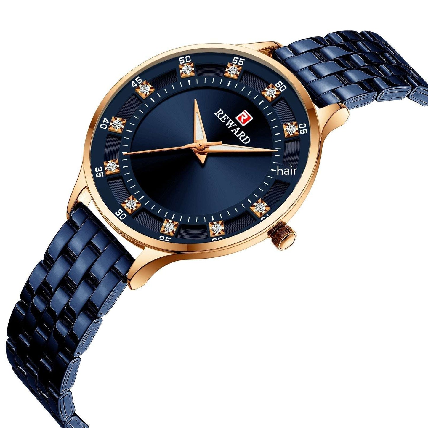 Fashion Steel Belt Quartz Diamond Women's Watch Waterproof - globaltradeleader