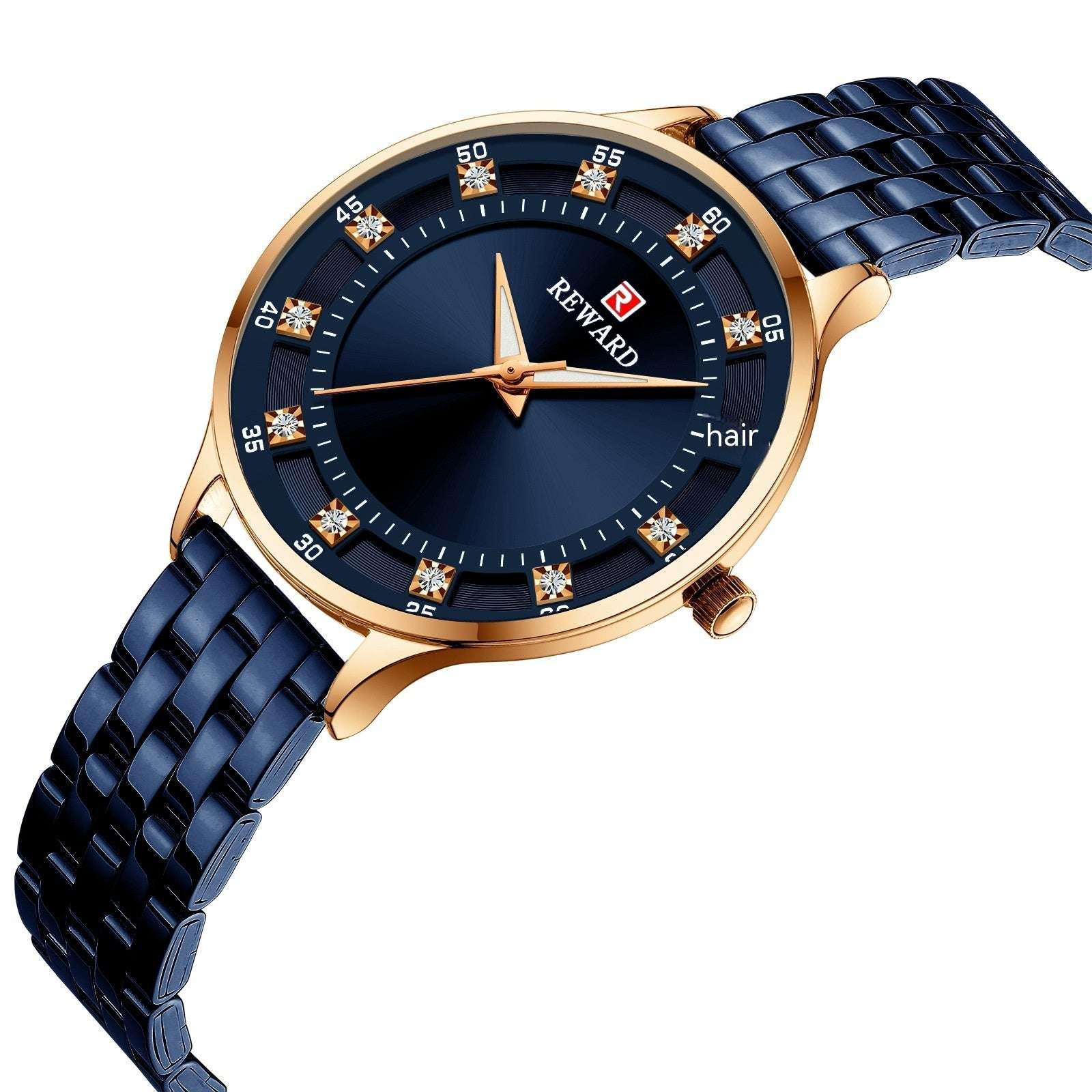 Fashion Steel Belt Quartz Diamond Women's Watch Waterproof - globaltradeleader