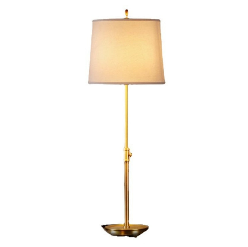 All Copper Lifting Copper Lamp Simple Rural Retro Living Room Bedroom Study Lamp - globaltradeleader