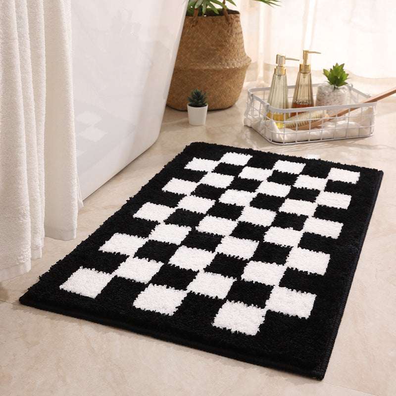 Checkerboard Bathroom Absorbent Floor Mat - globaltradeleader