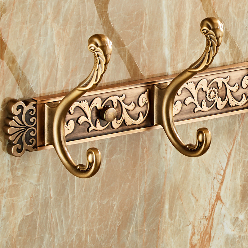 Punch-free Hook Door Behind The Door Hanger Hook Antique Row Hook Hanger Wall Hanging Retro Coat Hook Wall