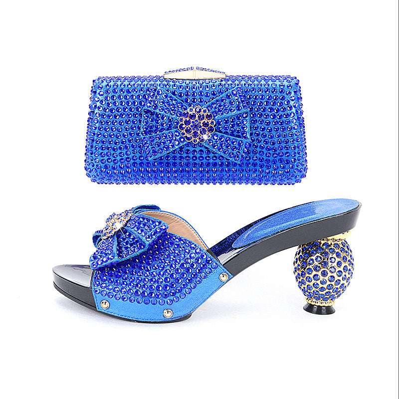 Rhinestone Shoes Plus Size Wedding The Dinner Party Wear - globaltradeleader