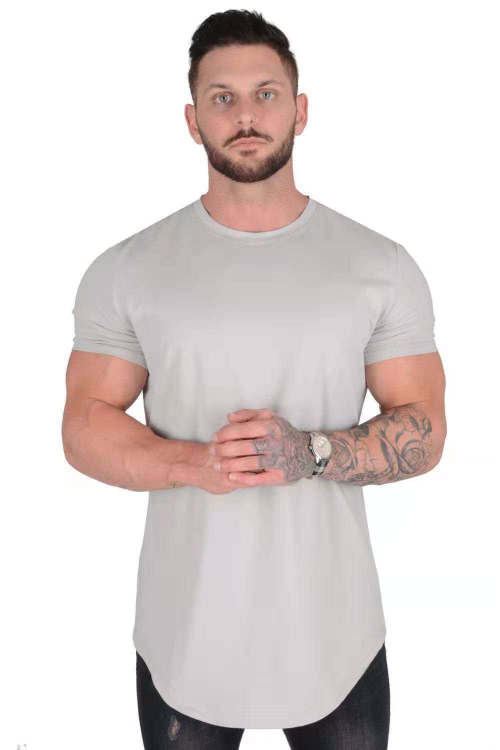 Men's Casual Short-sleeved Sports Fitness T-shirt - globaltradeleader