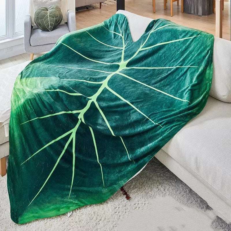 Flannel Vein Shaped Blanket Funny Birthday Gift