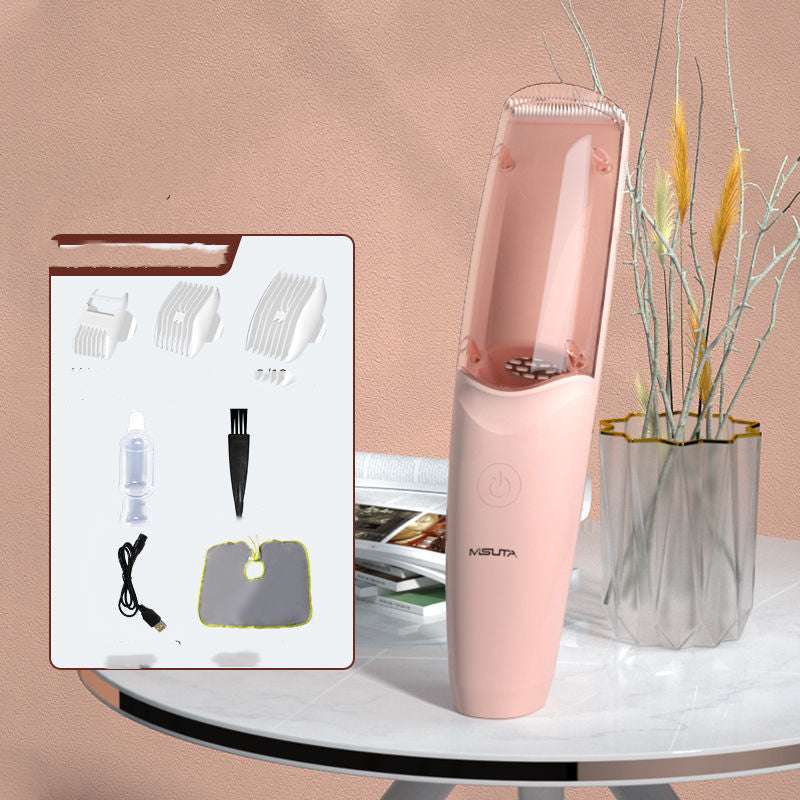 Automatic Hair Suction Hair Clipper Baby Waterproof Ceramic Cutter Head
