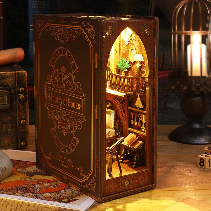 Creative Assembly 3D Three-dimensional Model Library Book Stand - globaltradeleader