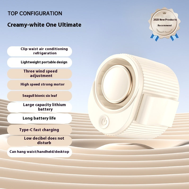 High Speed Wrist Hanging Fan Usb Charging Back Clip Little Fan - globaltradeleader
