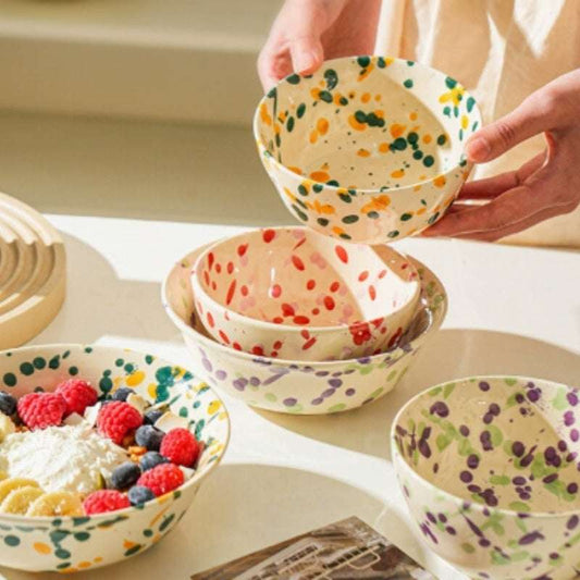 Ceramic Good-looking Dessert Bowl Breakfast Brunch Bowl - globaltradeleader