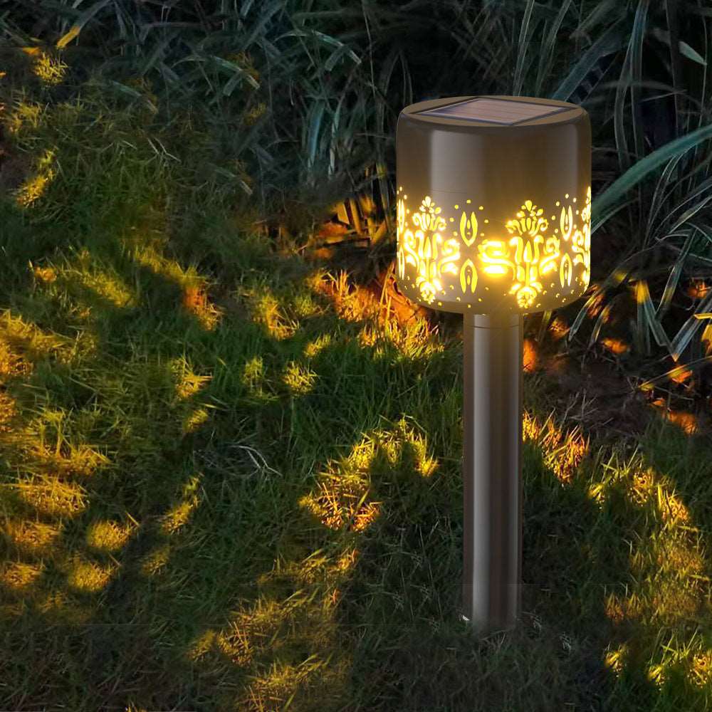 New Solar Plastic Lawn Floor Outlet Projection Lamp, Garden Decoration Lights - globaltradeleader