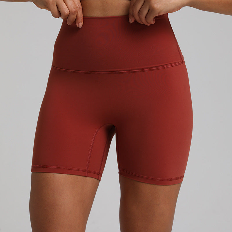 Nude Feel Yoga Quick-drying Breathable Slim Fit Sports Shorts - globaltradeleader