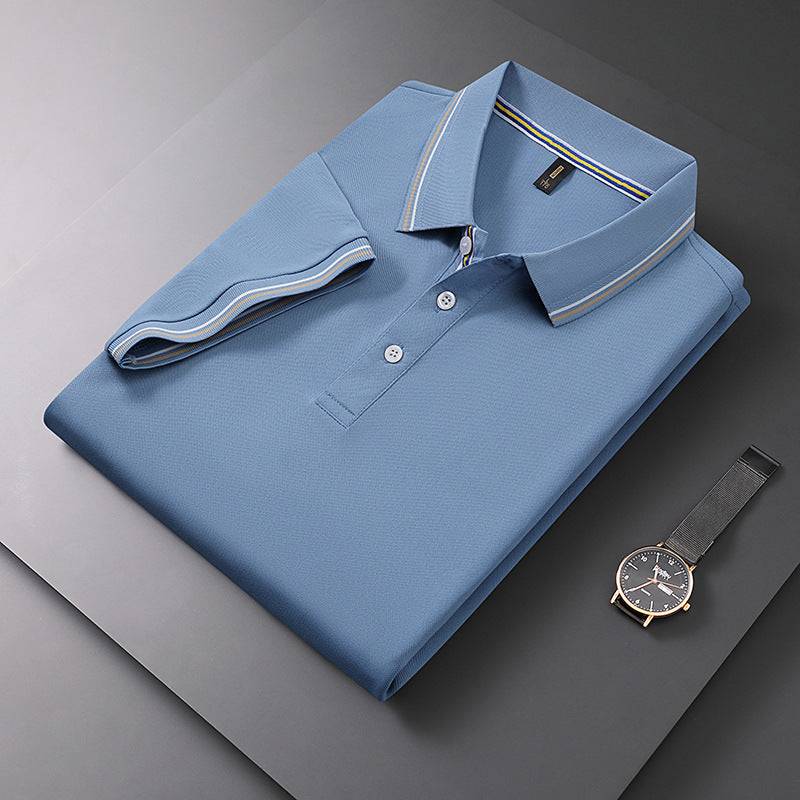 Summer Men's Polo Shirt Lapel T-shirt - globaltradeleader