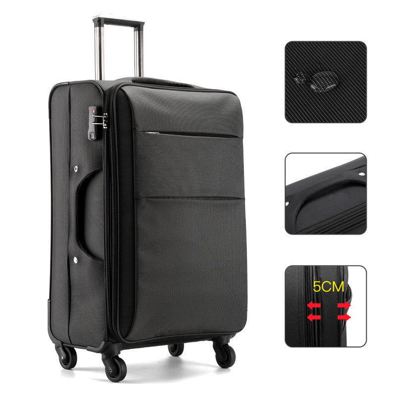 Business Luggage Oxford Bra Bar Large Capacity Password - globaltradeleader