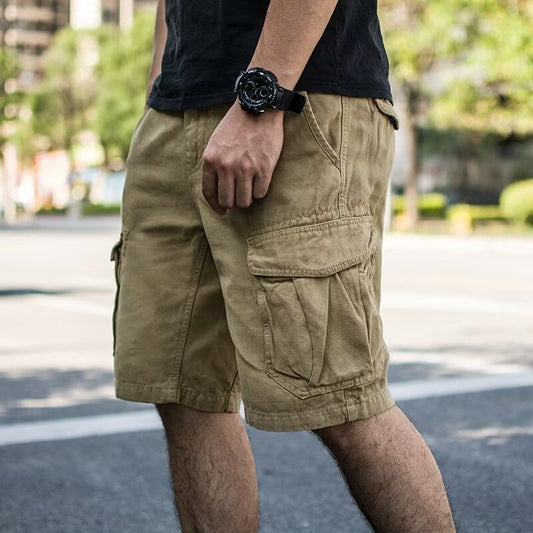 Hong Kong Style Workwear Shorts For Men - globaltradeleader