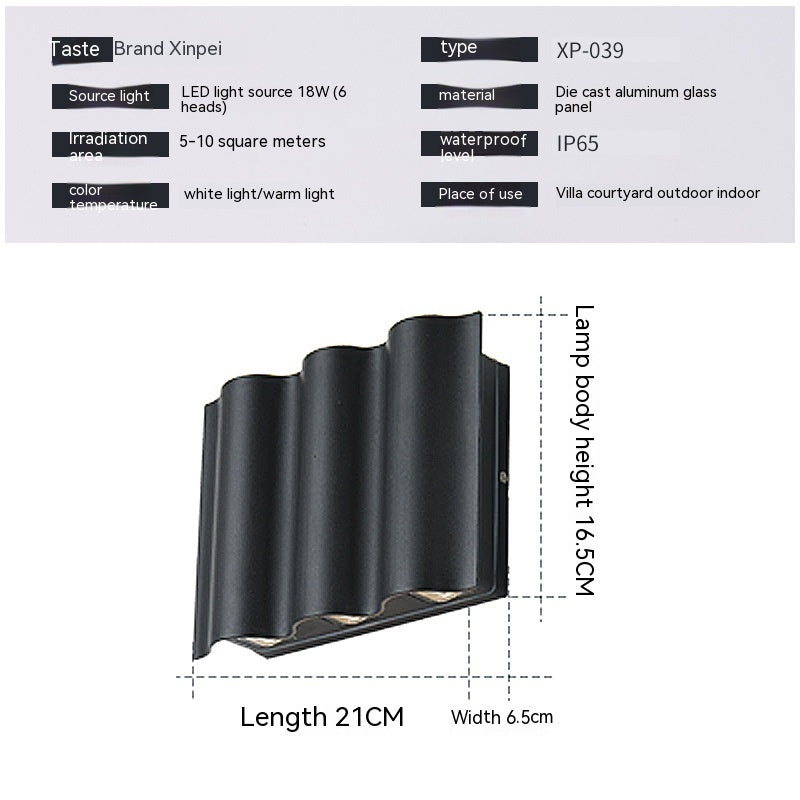 Modern Led Outdoor Up And Down Spotlight Waterproof - globaltradeleader