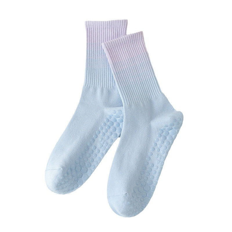 Gradient Yoga Socks Children's Professional Non-slip Autumn And Winter - globaltradeleader