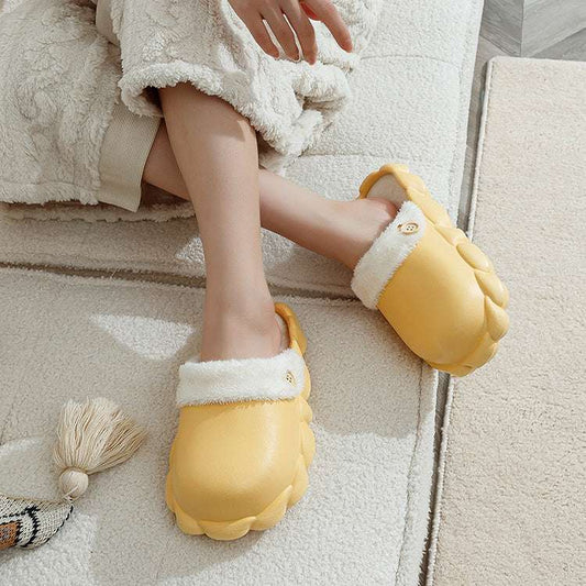 Detachable Shoes Winter Slippers For Women Waterproof Slippers - globaltradeleader