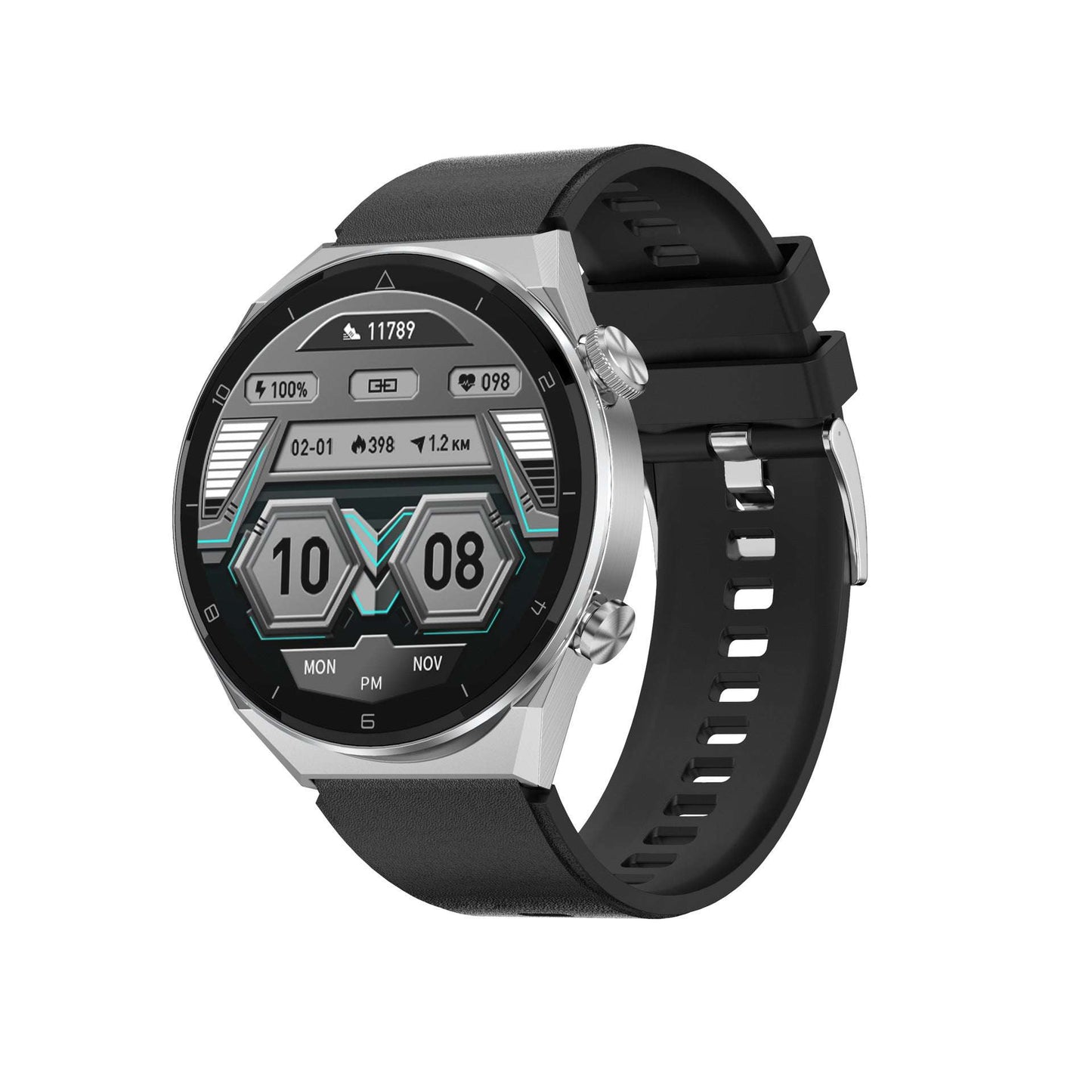DT3promax Smart Watch Bluetooth Calling NFC Wireless Charger AI Voice GPS Motion Track Offline Payment - globaltradeleader