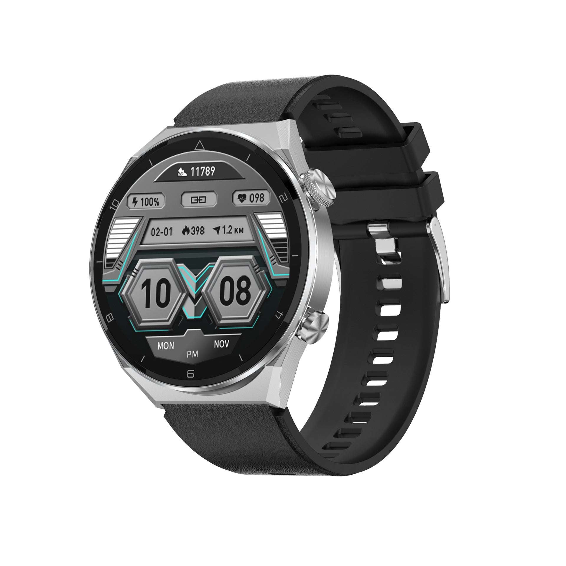 DT3promax Smart Watch Bluetooth Calling NFC Wireless Charger AI Voice GPS Motion Track Offline Payment - globaltradeleader