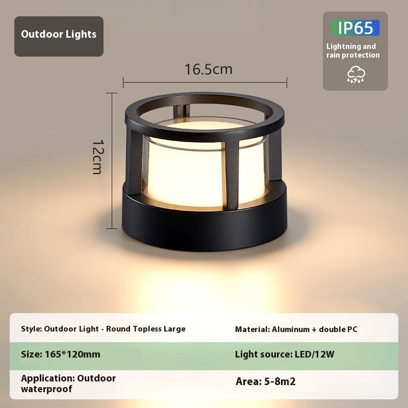 Outdoor Aluminum Wall Pillar Lamp - globaltradeleader