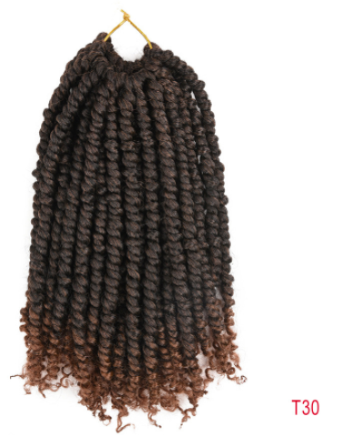 TOMO Pre-twisted Passion Twist Crochet African Dirty Braids Crochet