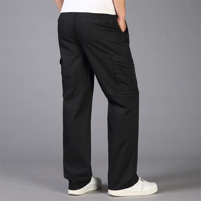 Thin Fat Pants Korean Style Loose Straight Leg