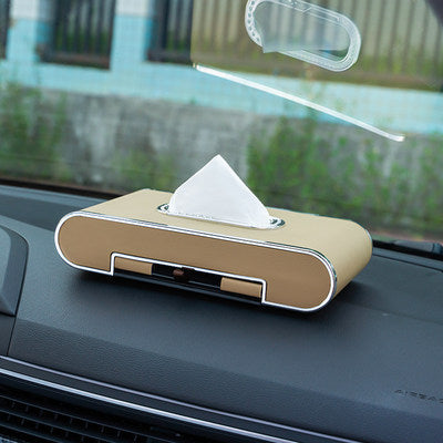 Mobile Phone Holder Tissue Box Car With High-end Pumping Paper Box