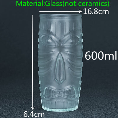 Personalized Hawaiian Ceramic Cocktail Glass