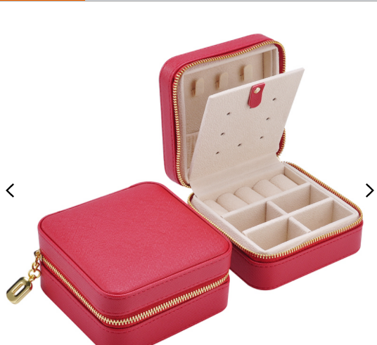 Small Travel Velvet Earrings Rings Necklaces Jewelry Boxes