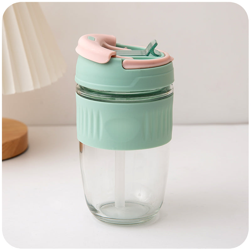 Women's Office Cute Portable Straw Cup