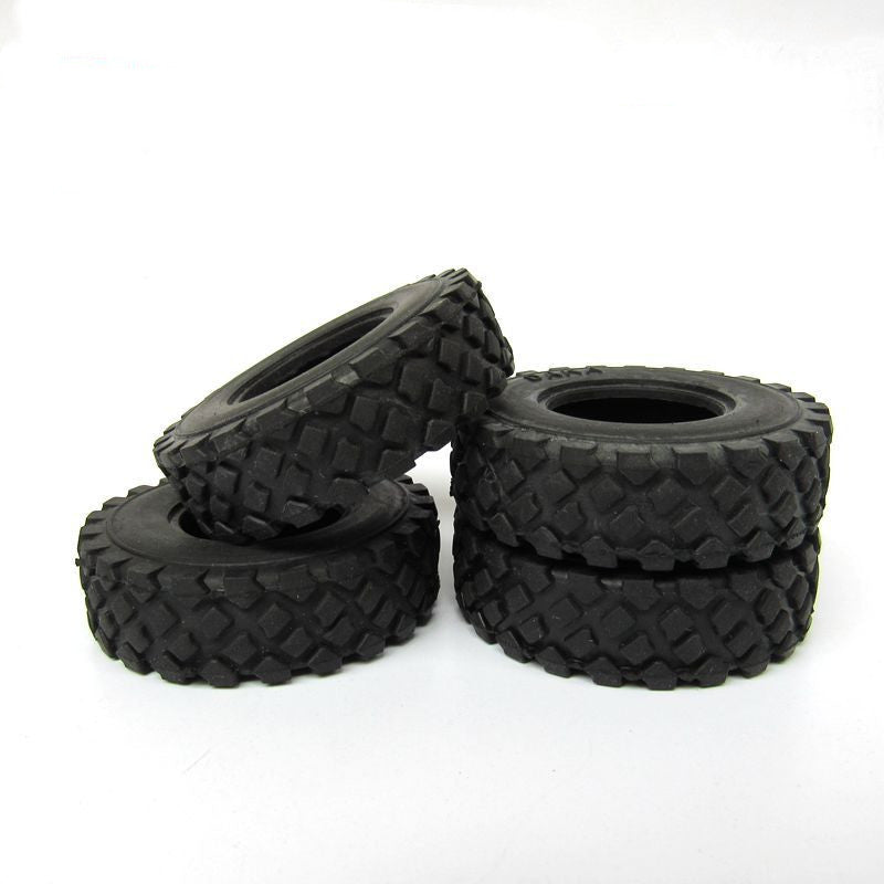 Toy Car With Moderate Hard And Soft Tire Skin And Gravel Tire Modification Parts