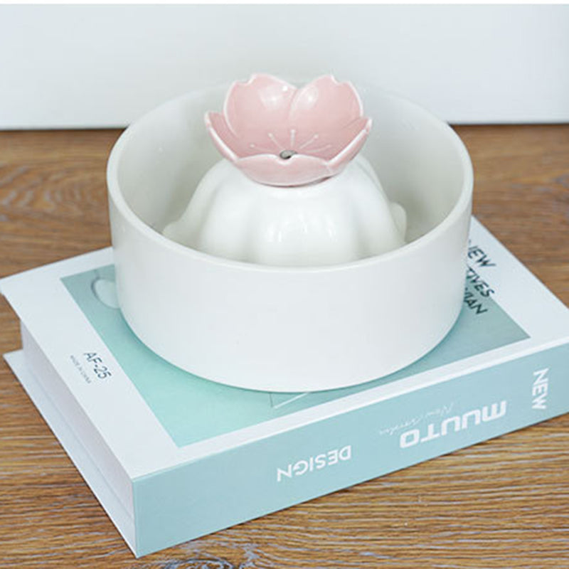 Cat Water Fountain Ceramic Pet Water Fountain Automatic