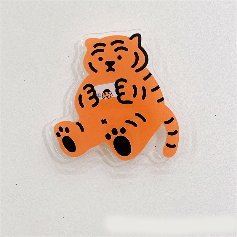 Cute Cartoon Tiger Portable Mobile Phone Stand