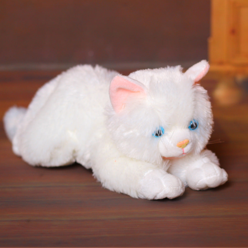 Simulation Cat Plush Toy Doll Cute Puppet Pillow