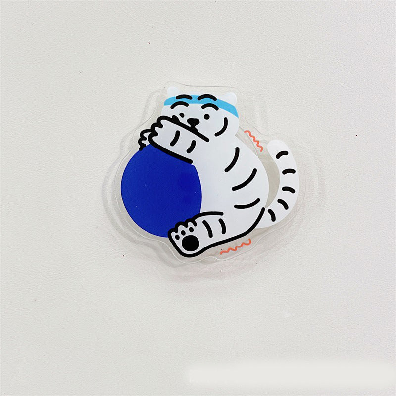 Cute Cartoon Tiger Portable Mobile Phone Stand