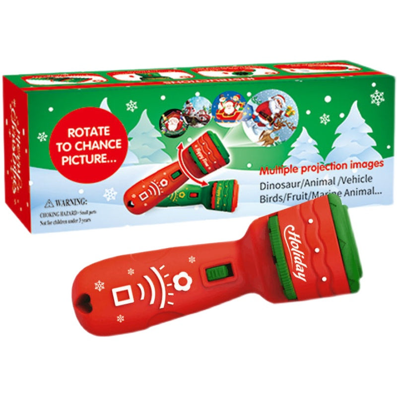 Children's Gift Christmas Projection Flashlight Toy