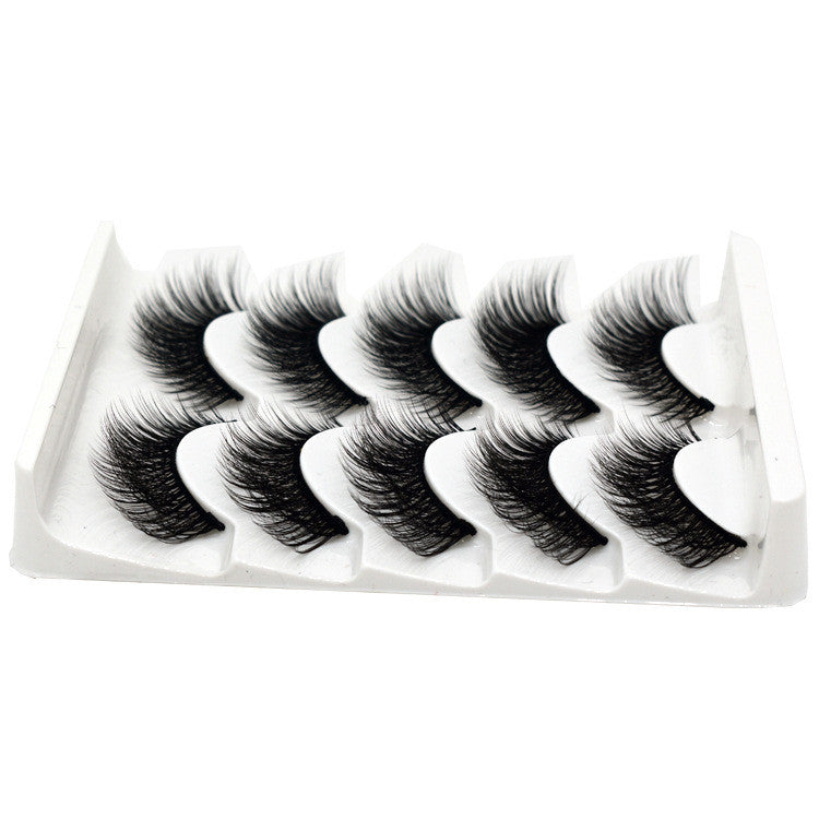 Cross Nude Makeup Eyelashes Mixed Set