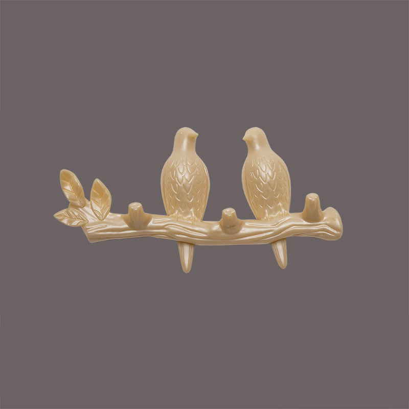 Nordic Creative Door Bird Hook Hanger Clothes Seamless Nail