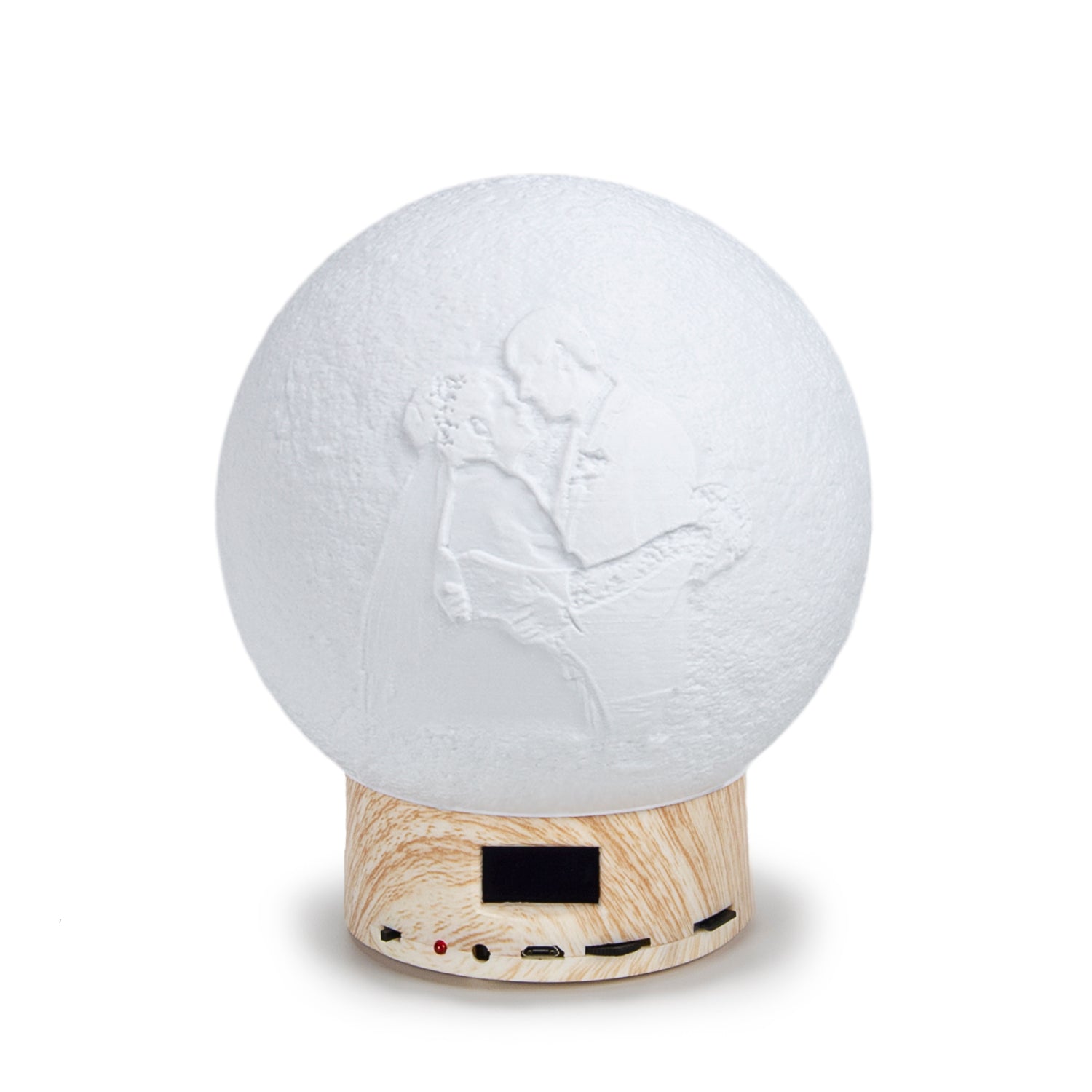 Bluetooth Portable Speaker Lamp LED Moon Lamp