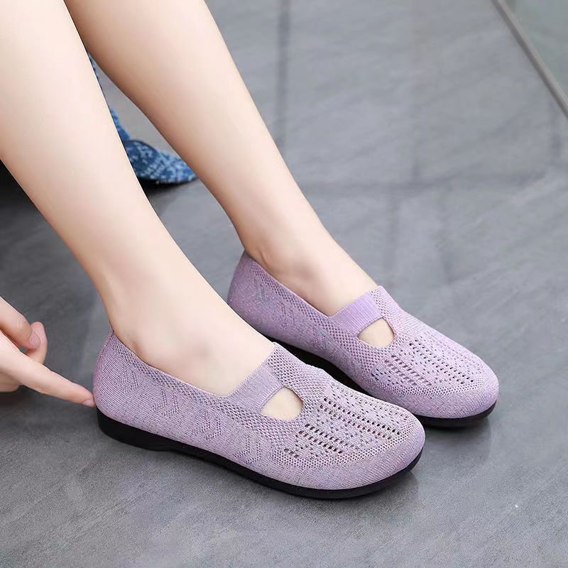 Women Flats Shoes Breathable Mesh Shoes Summer Light Loafers